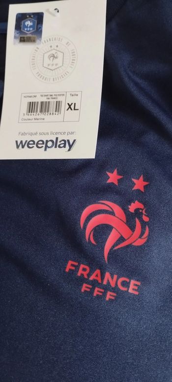 T-Shirt Neuf Equipe de France FFF XL