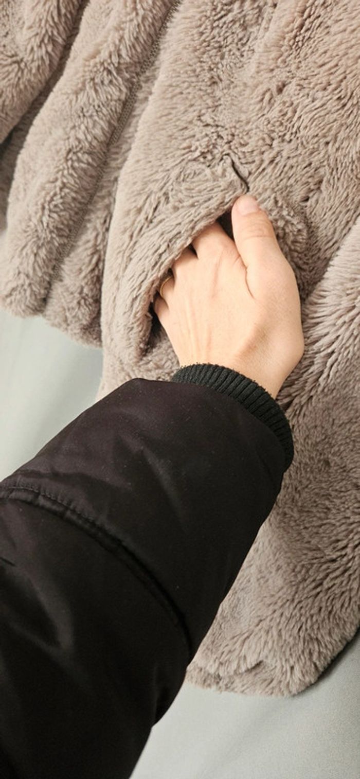 Manteau tout doux et chaud xl marque gémo - photo numéro 2