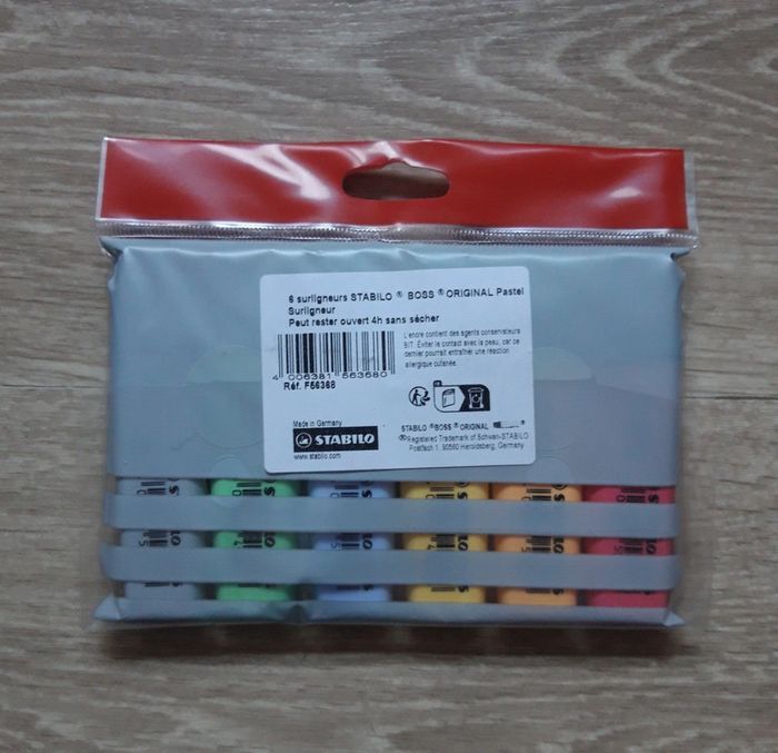 Lot de 6 surligneurs pastel Stabilo Boss NEUF - photo numéro 2