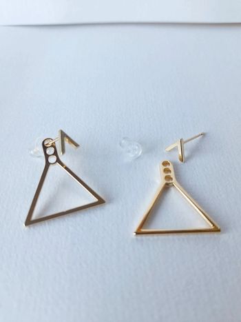 Boucle d oreilles triangle original