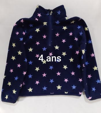 Pull polaire fille - young dimension - 4 ans