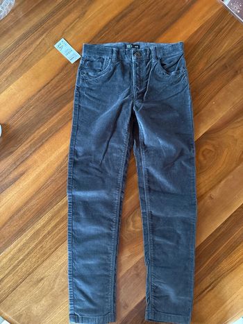 Pantalon jeans velour côtelé 9 ans 10 ans garçon