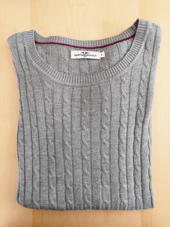 Hampton Republic pull gris M