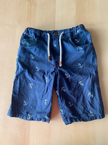 Short garçon tissaia 6 ans bleu encre marine bermuda