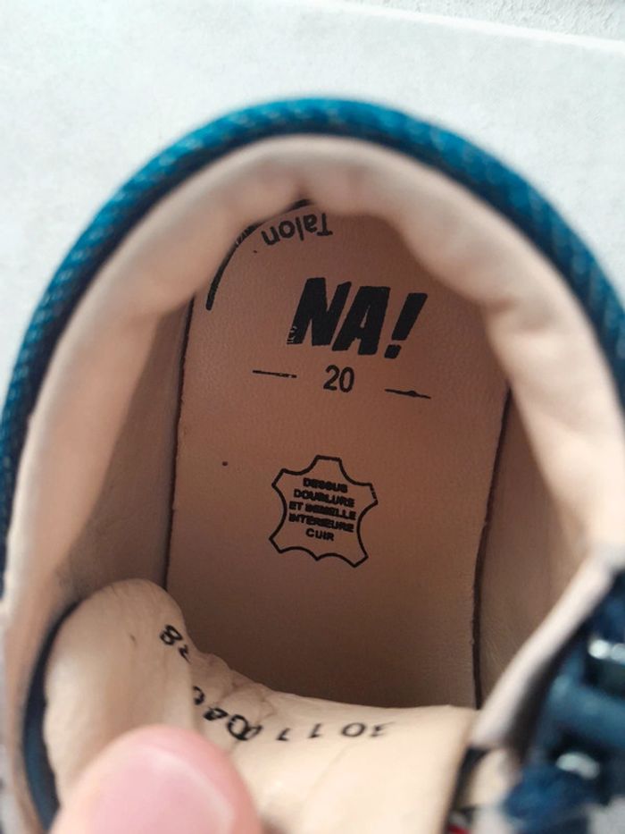 chaussures Na cuir marine 20 très bon état - photo numéro 10
