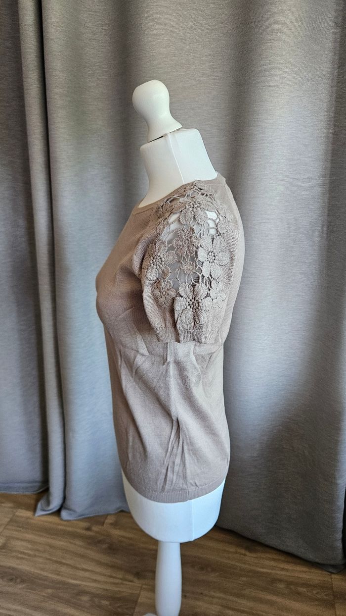 Blouse maille fine, taille S, Naf Naf - photo numéro 2