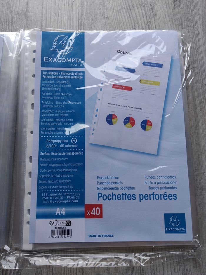 Pochettes plastique transparentes - photo numéro 2