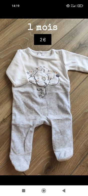 Pyjama 1 mois