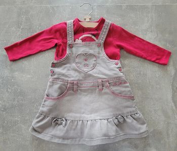 Robe grise - 12 mois