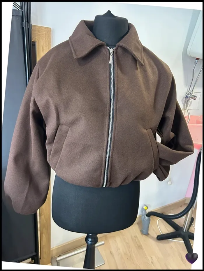 veste femme marron choco neuf blouson léger taille M taille S taille L lot femme - photo numéro 7