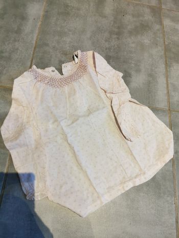Blouse 4 ans rose pale