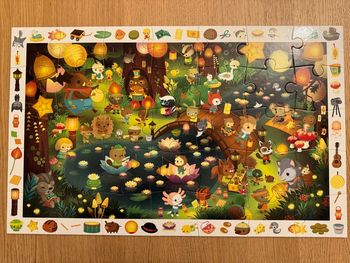 Magnifique puzzle et observation Djeco