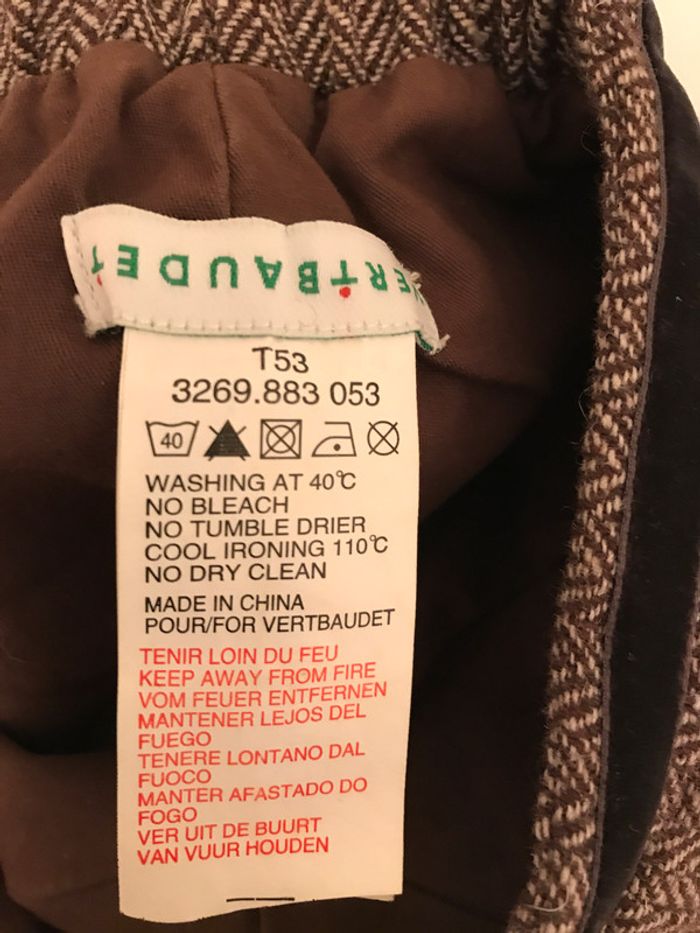 Casquette Gavroche Beige et Marron - photo numéro 3