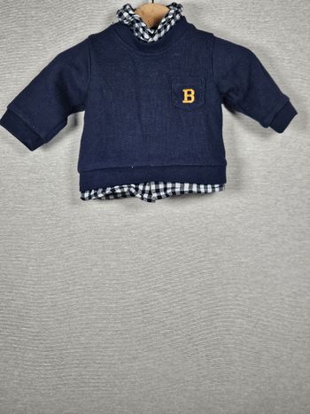 Pull chemise   3 mois 