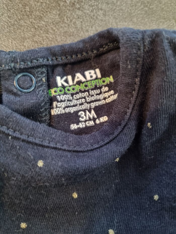 T-shirt manches longues Kiabi 3 mois - photo numéro 3
