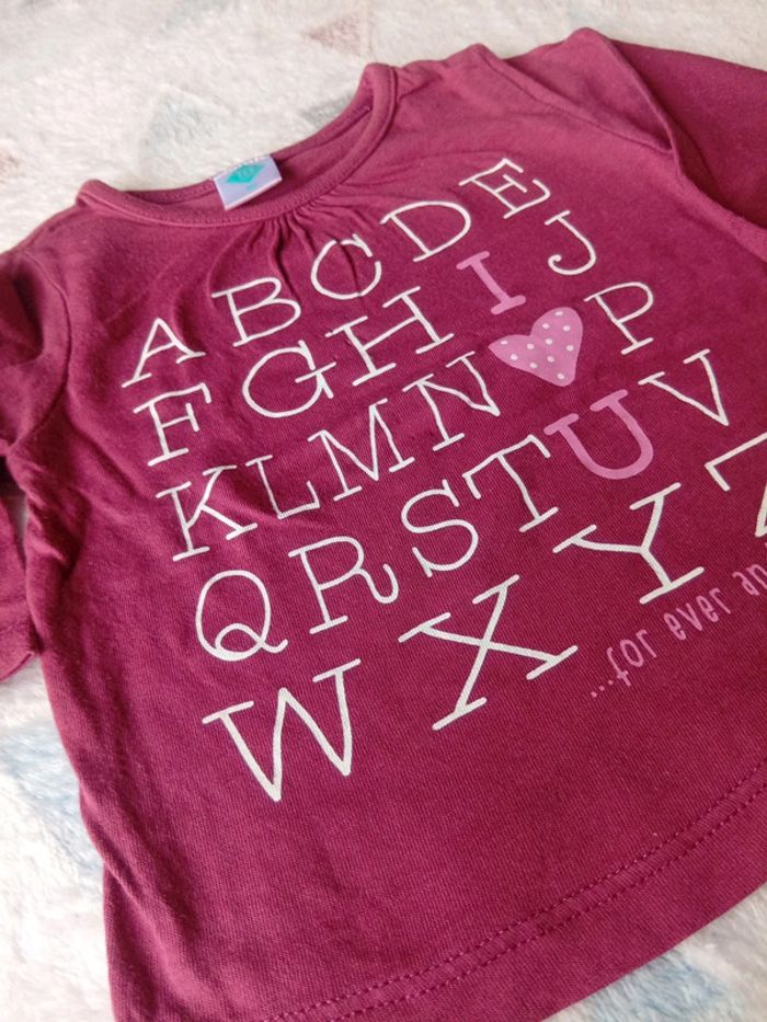 T-shirt alphabet - photo numéro 3