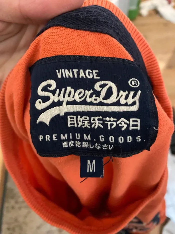Tee-shirt orange Superdry - photo numéro 4