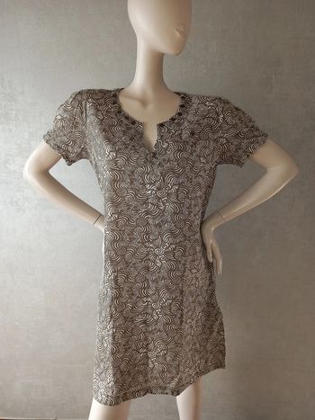 robe marron et blanche oxbow taille 40/42