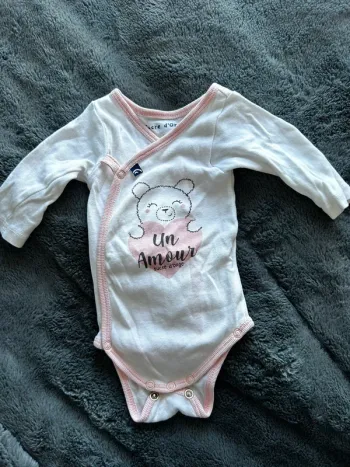 Body fille taille 1 mois