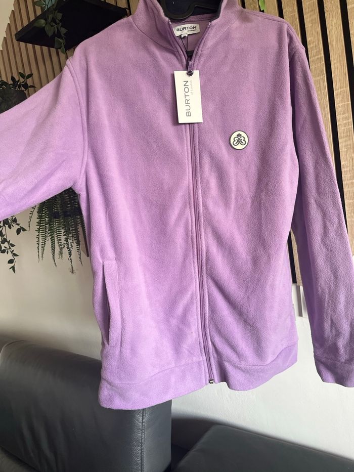 Pull polaire violet Burton - photo numéro 2
