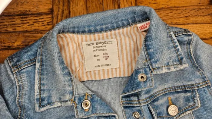 Veste jean Zara fille - photo numéro 2