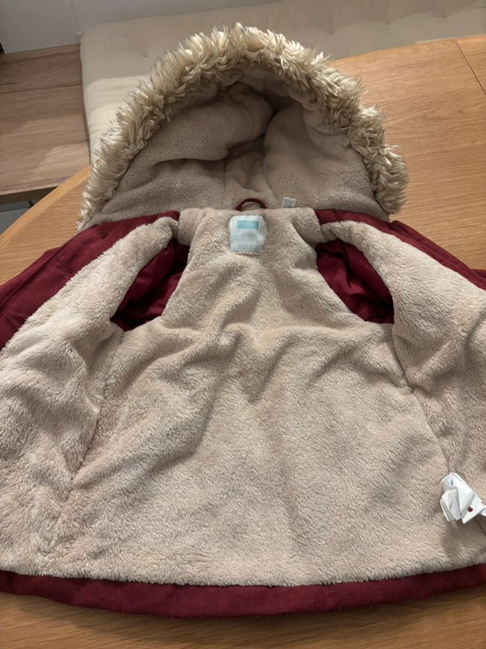 Manteau fourré Bordeaux - photo numéro 6