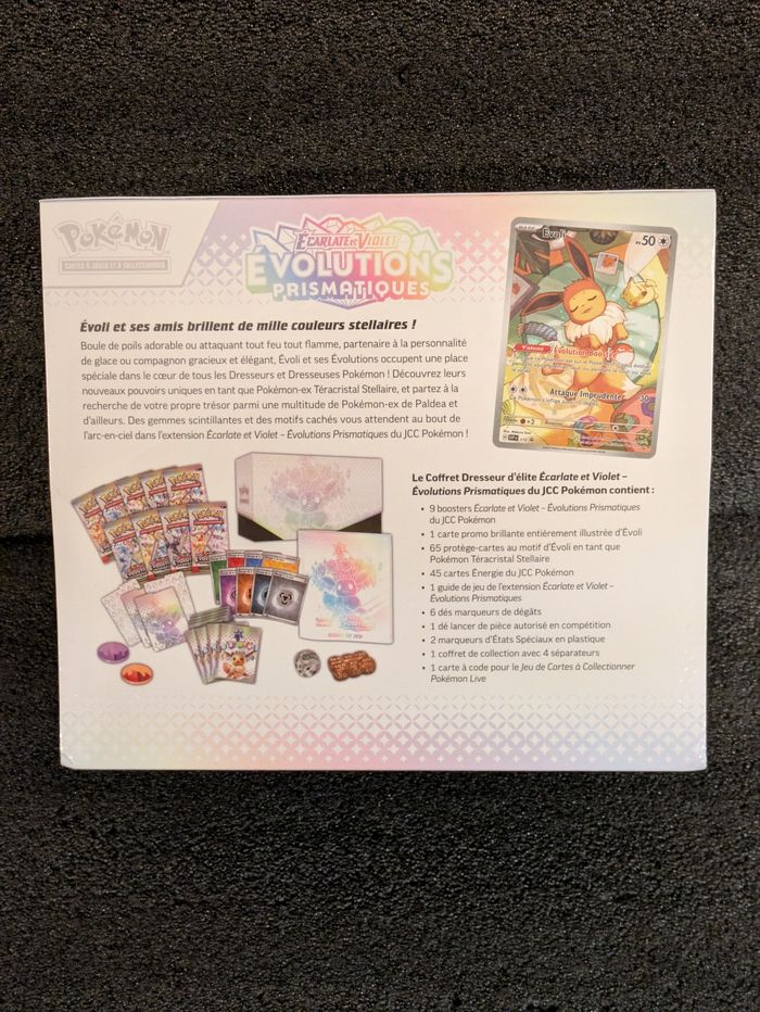 Pokémon coffret dresseur d'élite Évolutions prismatiques - photo numéro 4