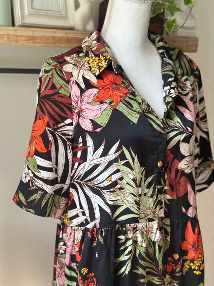 Robe fleurie fluide – Vero Moda – Taille M - photo numéro 4