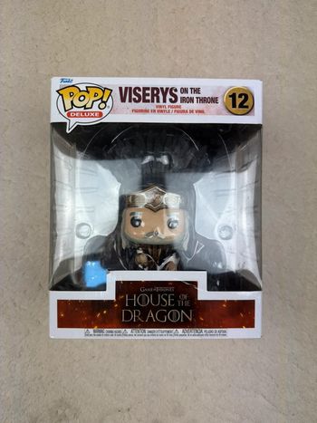 Figurine Pop House of Dragon Viserys on the iron throne 12