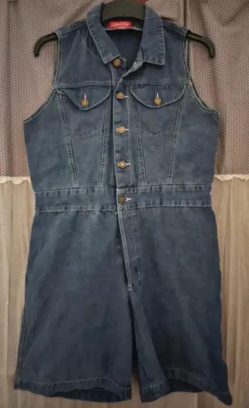 Combi short en jeans Scholl Rag Taille M Neuve