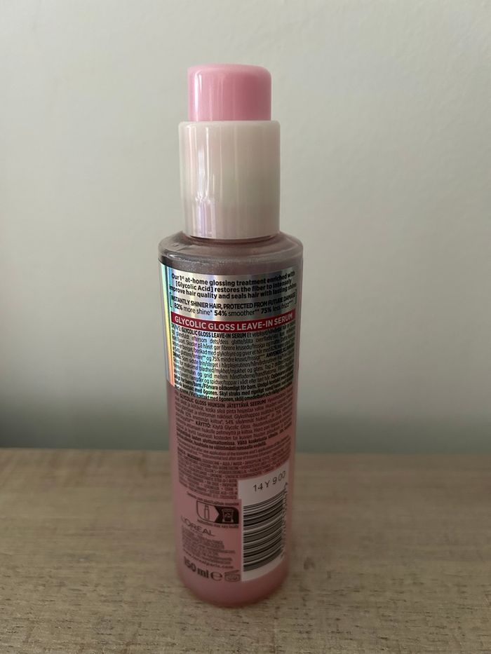 L’Oreal Paris Elseve Glycolic Gloss Sérum sans rinçage pour cheveux ternes 150 ml - photo numéro 2