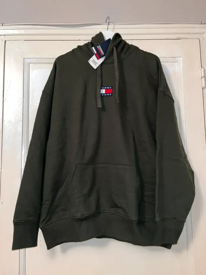 Sweat tommy jeans kaki