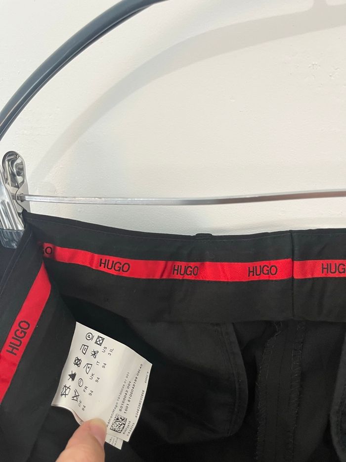 Pantalon de costume noir Hugo Boss - photo numéro 3