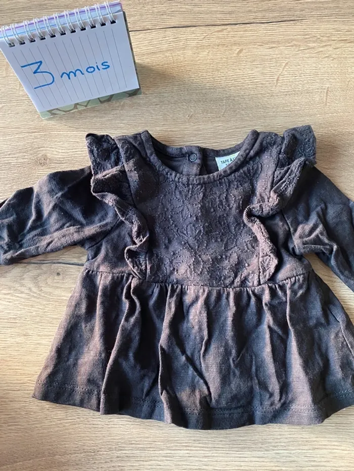 T-shirt manches longues - 3 mois