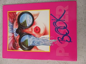 classeur cartonné 16,5x22 cm fushia poster book