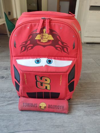 Cartable cars à roulettes pour maternelle