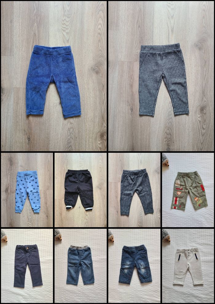 Gros lot pantalon 12 mois garçon - photo numéro 2