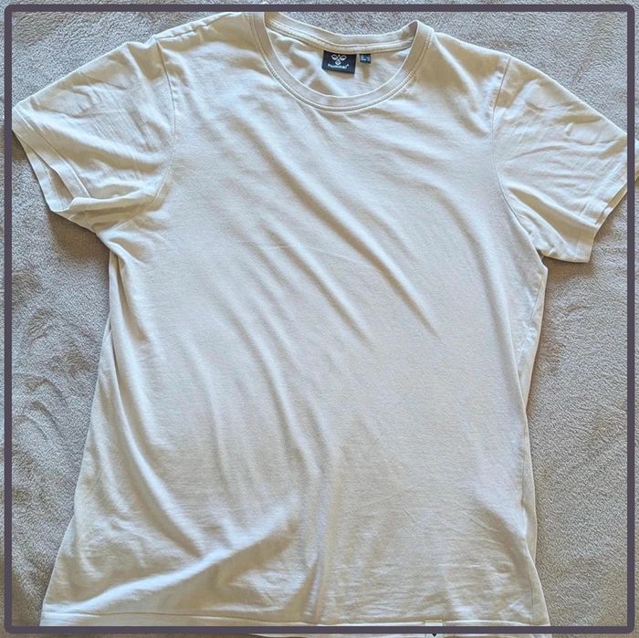T-shirt Hummel taille S homme beige