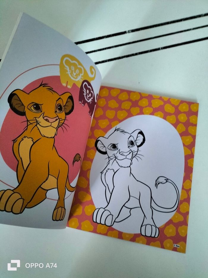 Disney 🧡 Coloriage Le roi Lion - photo numéro 2