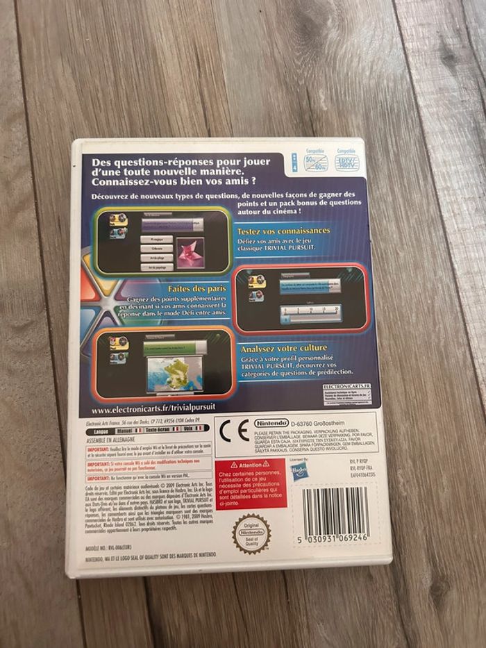 Jeu wii trivial pursuit - photo numéro 2