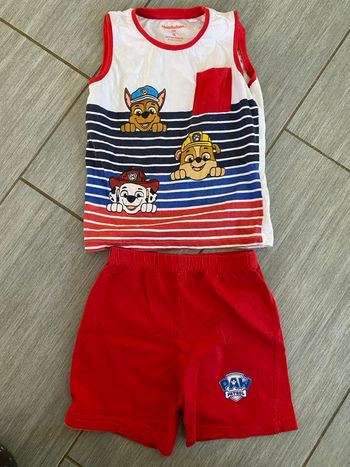 Pyjama short 4 ans pat patrouille