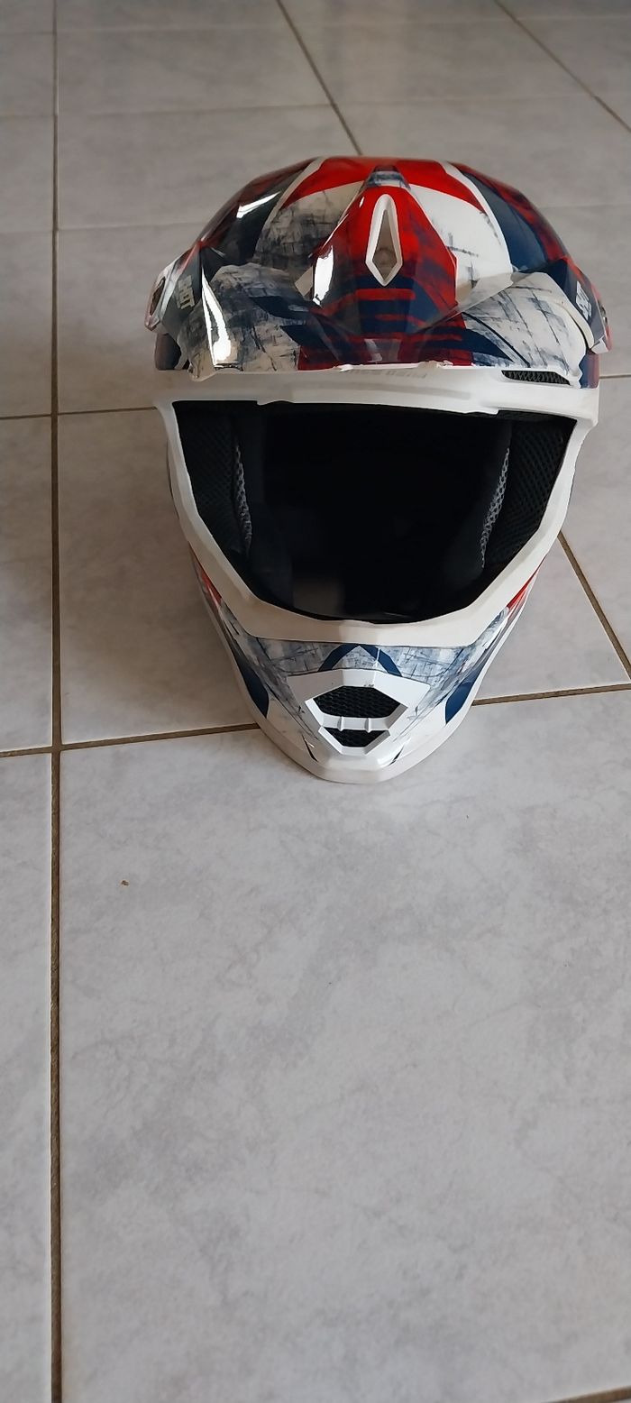 Casque motocross bmx - photo numéro 3
