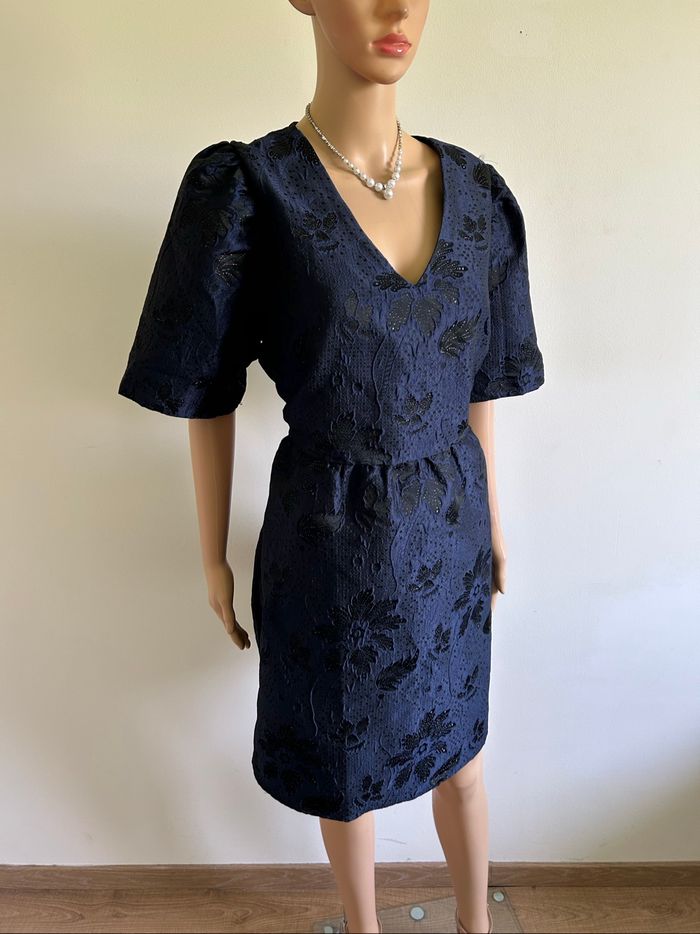 Robe bleue marine et noire neuve Black Colour taille L/XL - photo numéro 2
