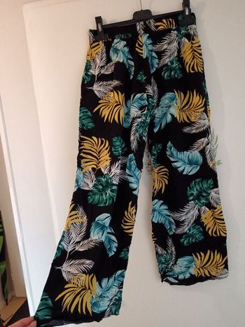 Pantalon fluide florale S/M