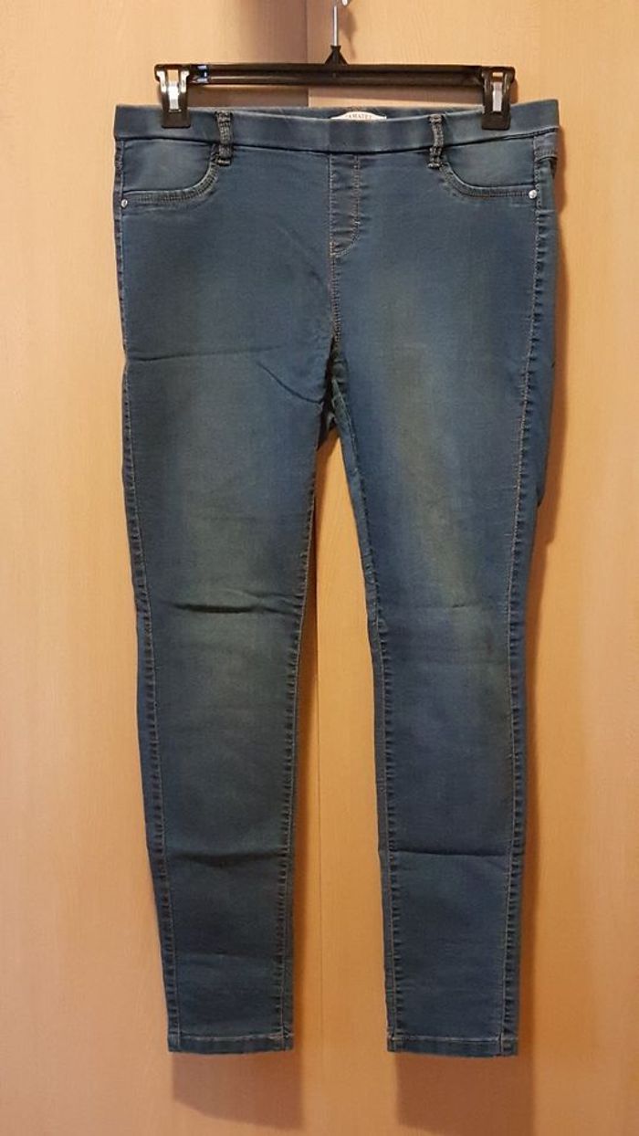 Jean Legging "Camaieu" Taille 44 en bon état - photo numéro 4