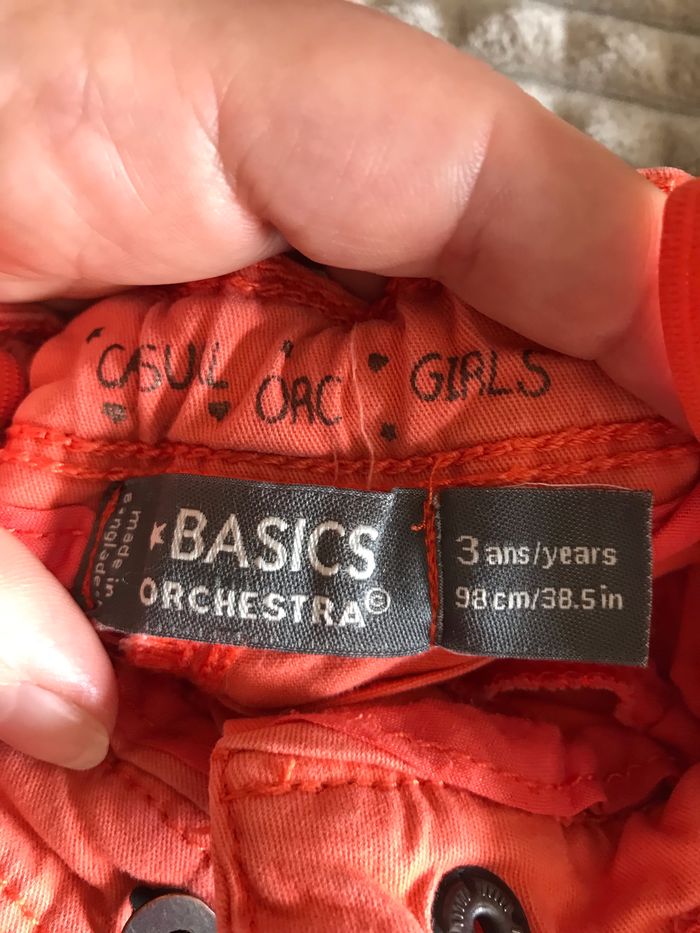 Pantalon orange orchestra 3ans - photo numéro 2