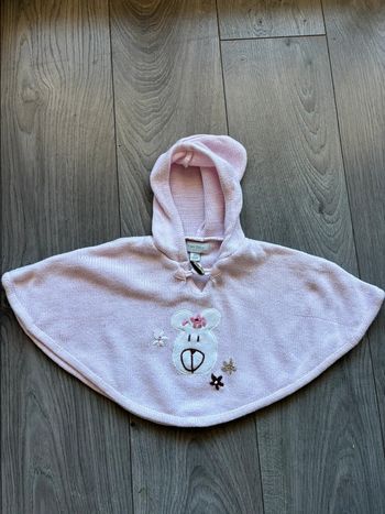 Poncho en maille fille 3 mois