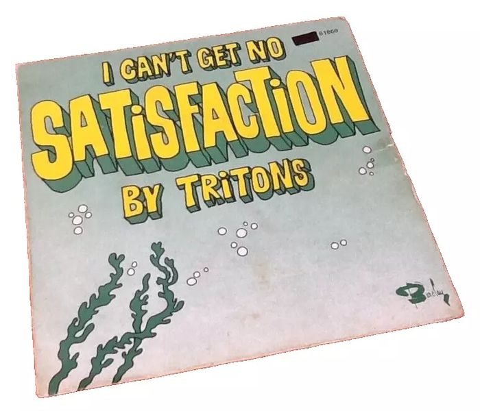 Vinyle 45 tours Tritons I can' t get no satisfaction (1973)