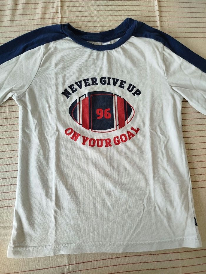 Tee shirt manches longues Okaïdi 4 ans - photo numéro 2
