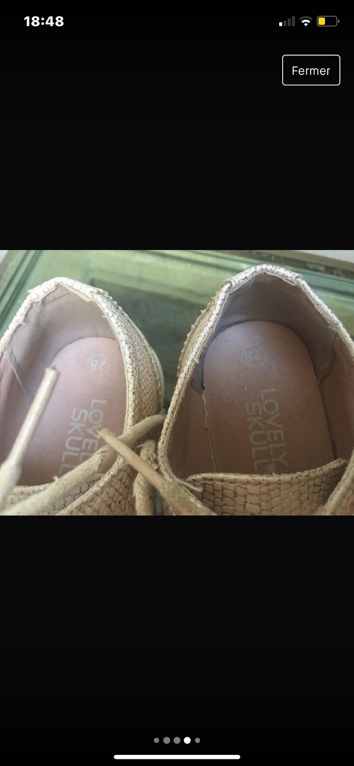 Chaussure rose pale - photo numéro 2